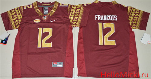 Youth Florida State Seminoles #12 Deondre Francois Red Stitched College Football 2016 Nike NCAA Jersey