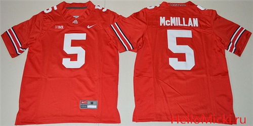 Youth Ohio State Buckeyes #5 Raekwon McMillan Red Limited Stitched NCAA 2016 Nike College Football Jersey
