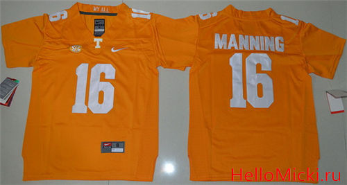 Youth Tennessee Volunteers #16 Peyton Manning Orange Stitched NCAA 2016 Nike College Football Jersey