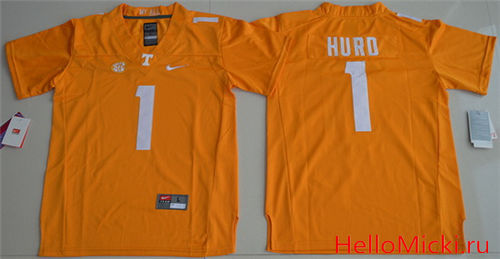 Youth Tennessee Volunteers #1 Jalen Hurd Orange Stitched College Football 2016 Nike NCAA Jersey