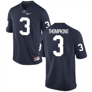 Men's Nike #3 Limited Navy DeAndre Thompkins Penn State Nittany Lions Alumni Football Jersey
