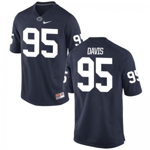 Men's Nike #95 Replica Navy Tyler Davis Penn State Nittany Lions Alumni Football Jersey