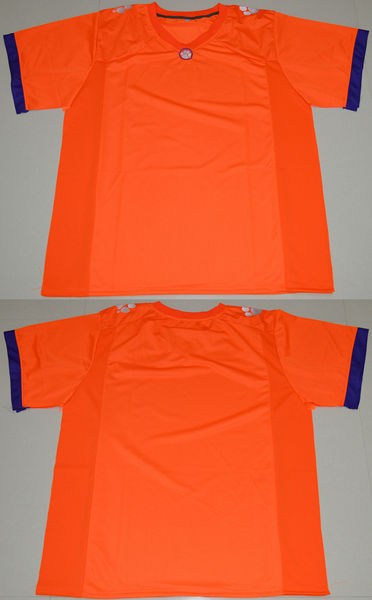 Men's Clemson Tigers Blank Orange College Football Limited Jersey