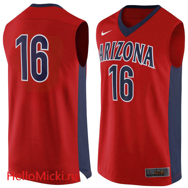 Men's Nike #16 Red Arizona Wildcats Replica Jersey