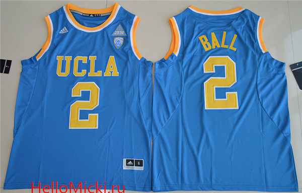Mens UCLA Bruins #2 Lonzo Ball Royal Adidas College Basketball Game Jersey