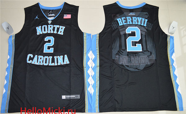 Men's North Carolina Tar Heels #2 Joel Berry II Black Soul Swingman Basketball Jersey