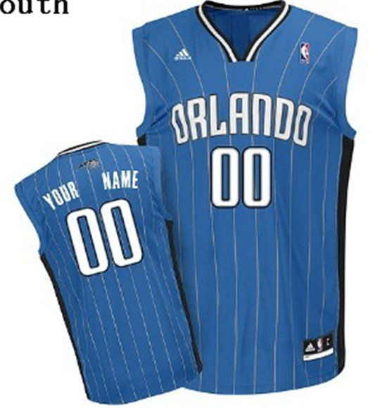 Kids Orlando Magic Customized Blue Jersey