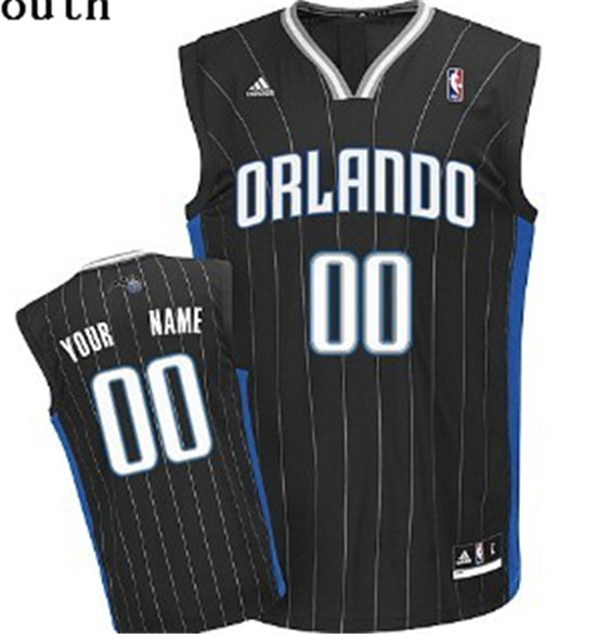 Kids Orlando Magic Customized Black Jersey