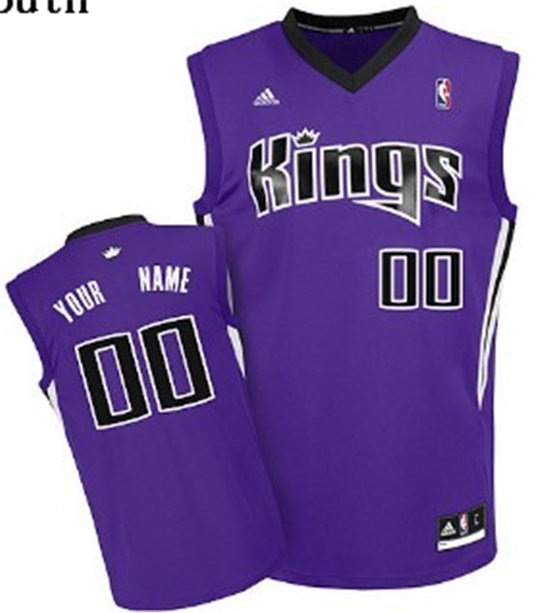 Kids Sacramento Kings Customized Purple Jersey