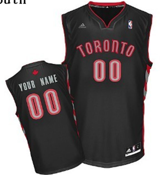 Kids Toronto Raptors Customized Black Jersey