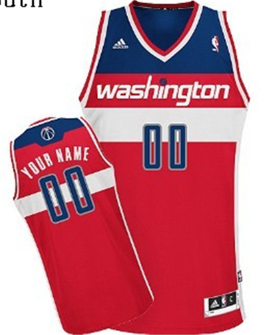 Kids Washington Wizards Customized Red Jersey