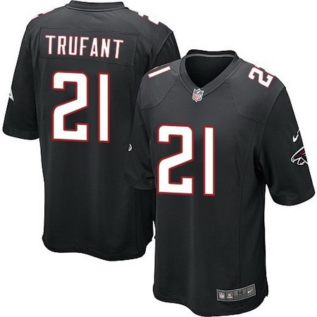 Youth Atlanta Falcons #21 Desmond Trufant Black Alternate Stitched NFL Nike Game Jersey