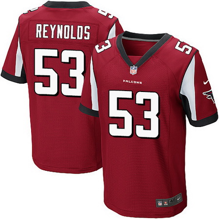 Men's Atlanta Falcons #53 LaRoy Reynolds Red Team Color Stitched NFL Nike Elite Jersey