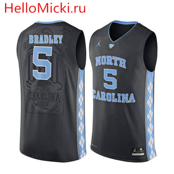 Men's North Carolina Tar Heels Tony Bradley 5 Black Soul Swingman Basketball Jersey