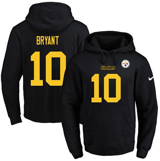 Nike Steelers 10 Martavis Bryant Pro Line Black Men's Pullover Hoodie