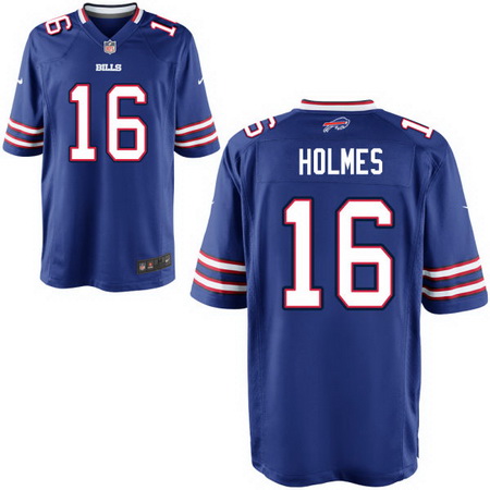 Men's Buffalo Bills #16 Andre Holmes Nike Elite Royal Blue Team Color NFL Jersey