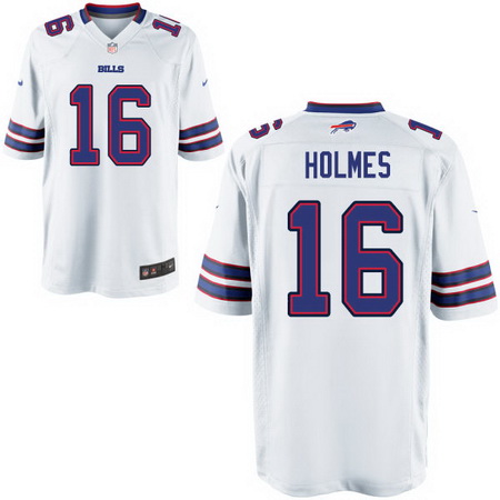 Men's Buffalo Bills #16 Andre Holmes Nike Elite White NFL Jersey