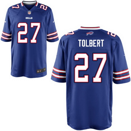 Men's Buffalo Bills #27 Mike Tolbert Nike Elite Royal Blue Team Color NFL Jersey