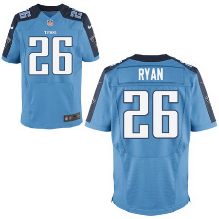 Men's Tennessee Titans #26 Logan Ryan Light Blue Team Color Stitched NFL Nike Elite Jersey