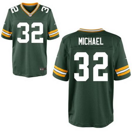 Men's Green Bay Packers #32 Christine Michael Green Team Color Nike Elite Jersey