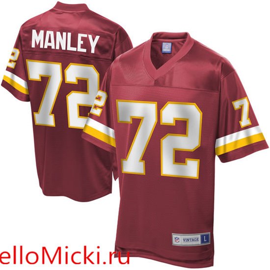 Men's Pro Line Washington Redskins Dexter Manley Retired Player Jersey