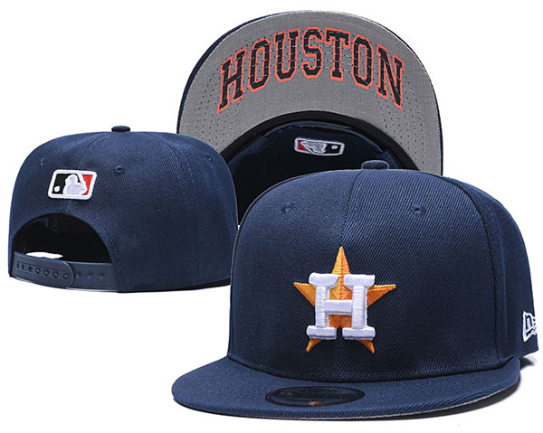MLB Houston Astros Navy Snapback Caps GS 10-29 (1)