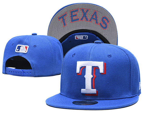 Texas Rangers Royal Snapback Caps GS 10-29
