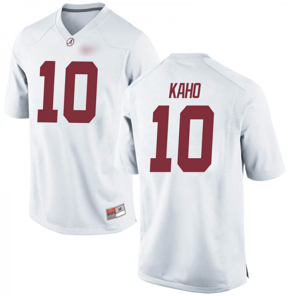 Ale Kaho Alabama Crimson Tide Men's Jersey - #10 NCAA White Replica