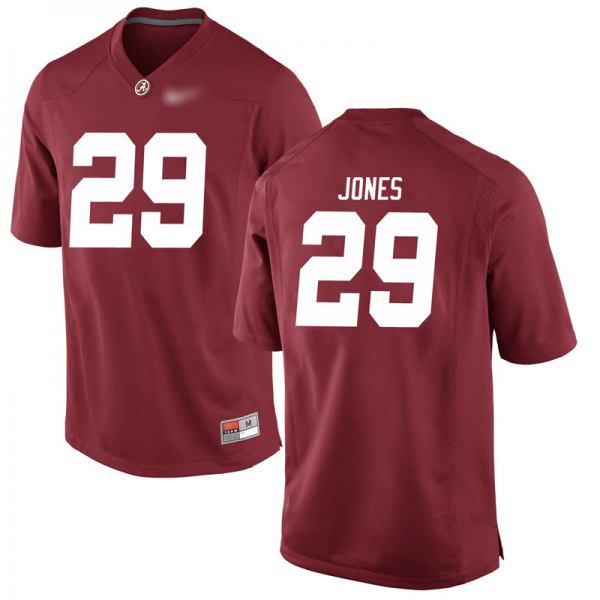 Austin Jones Alabama Crimson Tide Men's Jersey - #29 NCAA Crimson Game
