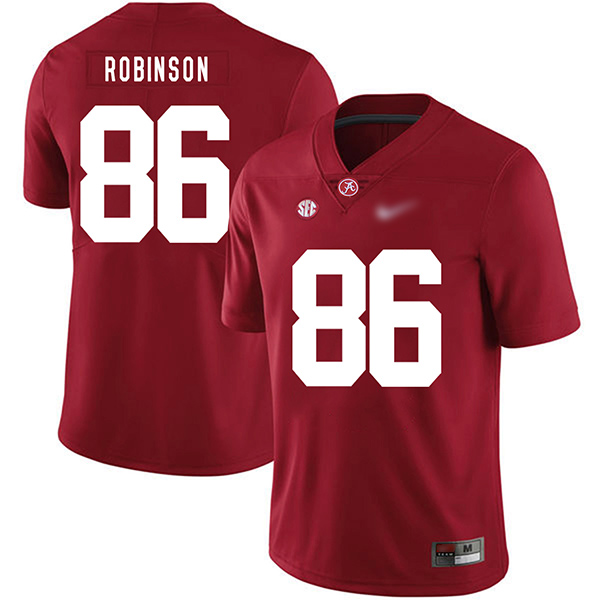 A'Shawn Robinson Alabama Crimson Tide Men's Jersey - #86 NCAA Red Game Authentic