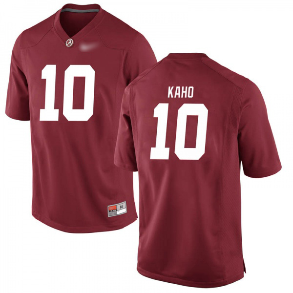 Ale Kaho Alabama Crimson Tide Men's Jersey - #10 NCAA Crimson Game