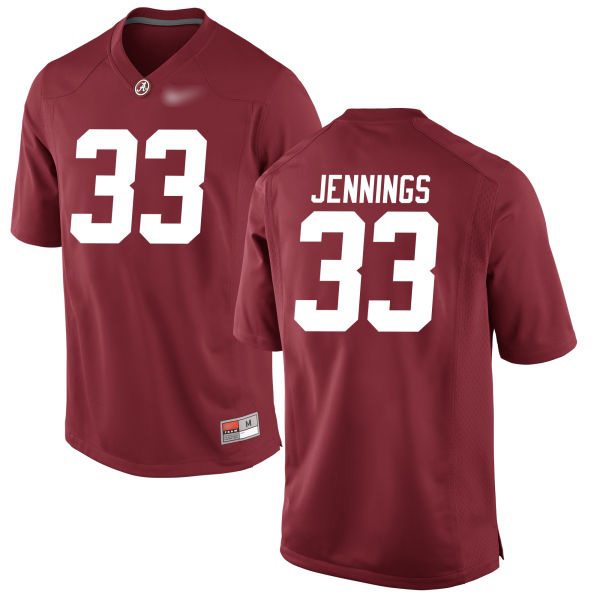 Anfernee Jennings Alabama Crimson Tide Men's Jersey - #33 NCAA Crimson Limited