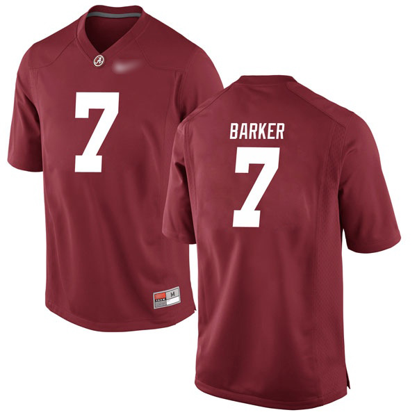Braxton Barker Alabama Crimson Tide Men's Jersey - #7 NCAA Crimson Game