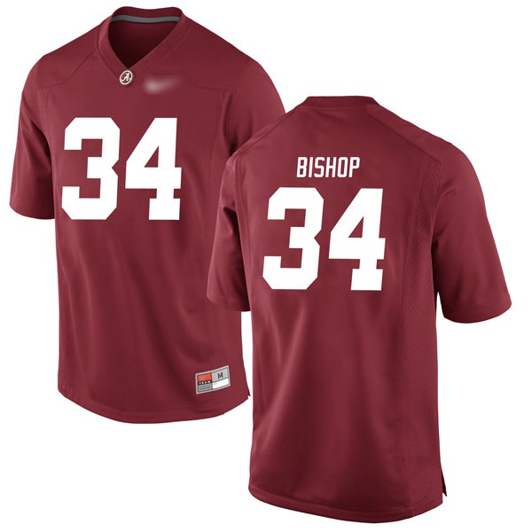 Brandon Bishop Alabama Crimson Tide Men's Jersey - #34 NCAA Crimson Game