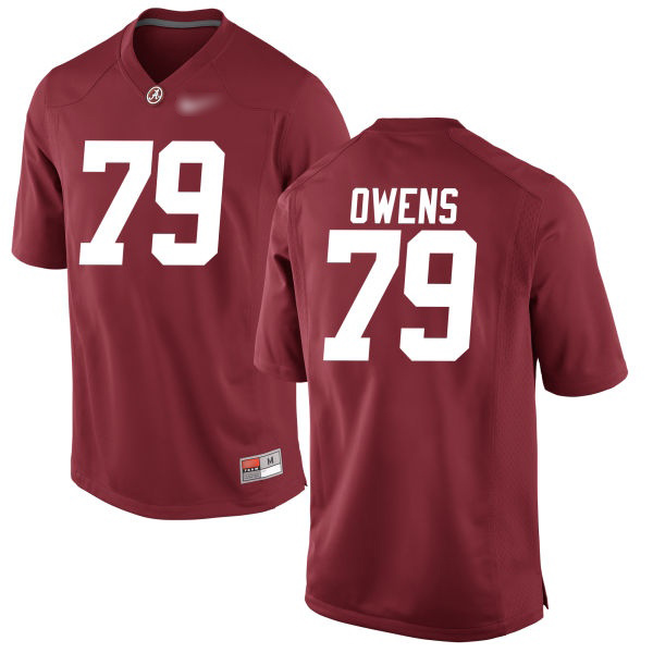 Chris Owens Alabama Crimson Tide Men's Jersey - #79 NCAA Crimson Game