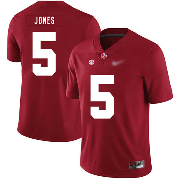 Cyrus Jones Alabama Crimson Tide Men's Jersey - #5 NCAA Red Game Authentic