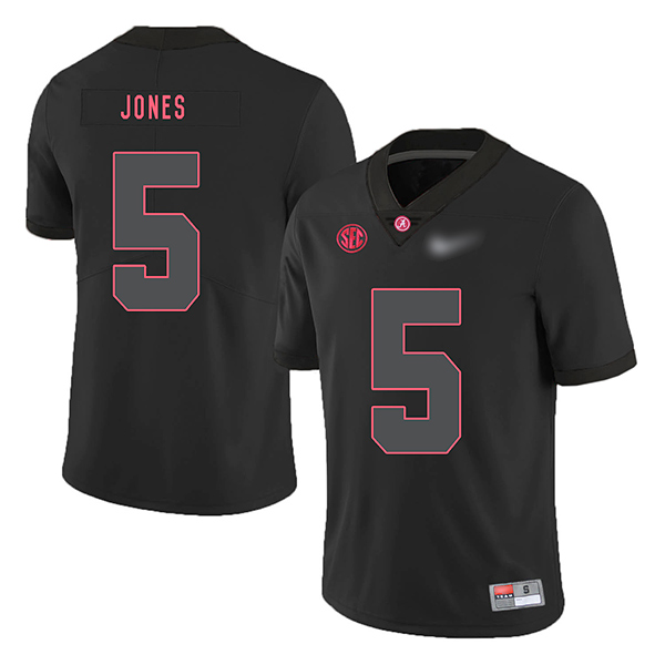 Cyrus Jones Alabama Crimson Tide Men's Jersey - #5 NCAA Black Game Authentic