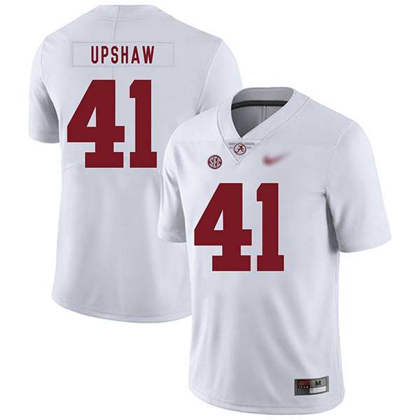 Courtney Upshaw Alabama Crimson Tide Men's Jersey - #41 NCAA White Game Authentic