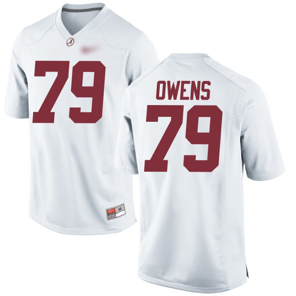 Chris Owens Alabama Crimson Tide Men's Jersey - #79 NCAA White Game