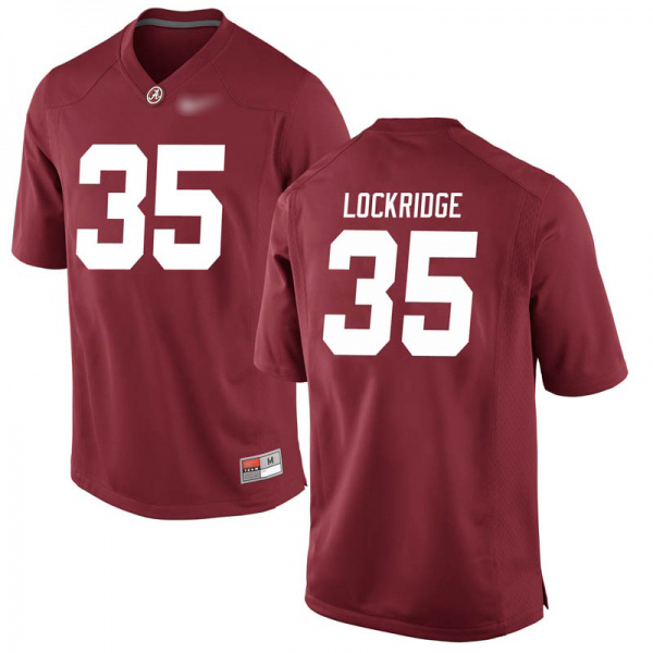 De'Marquise Lockridge Alabama Crimson Tide Men's Jersey - #35 NCAA Crimson Game
