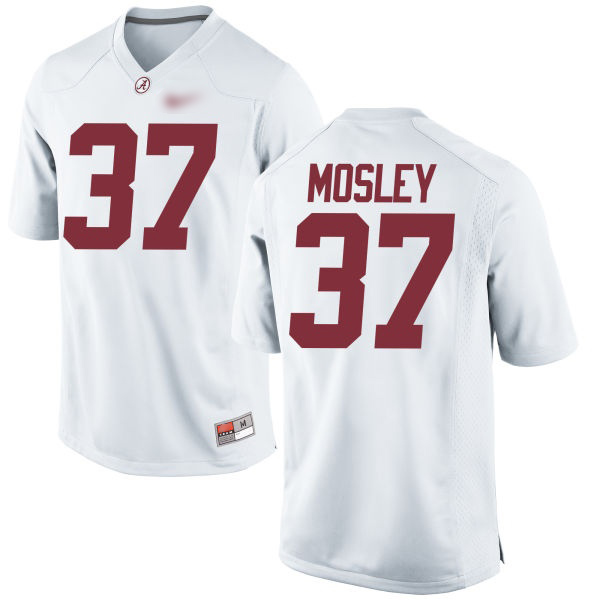 Donavan Mosley Alabama Crimson Tide Men's Jersey - #37 NCAA White Game
