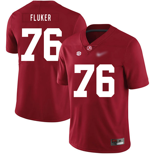 DJ Fluker Alabama Crimson Tide Men's Jersey - #76 NCAA Red Game Authentic