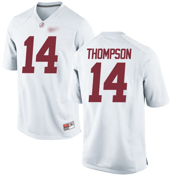 Deionte Thompson Alabama Crimson Tide Men's Jersey - #14 NCAA White Game