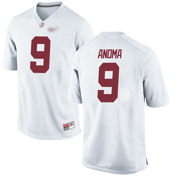 Eyabi Anoma Alabama Crimson Tide Men's Jersey - #9 NCAA White Game