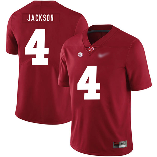 Eddie Jackson Alabama Crimson Tide Men's Jersey - #4 NCAA Red Game Authentic
