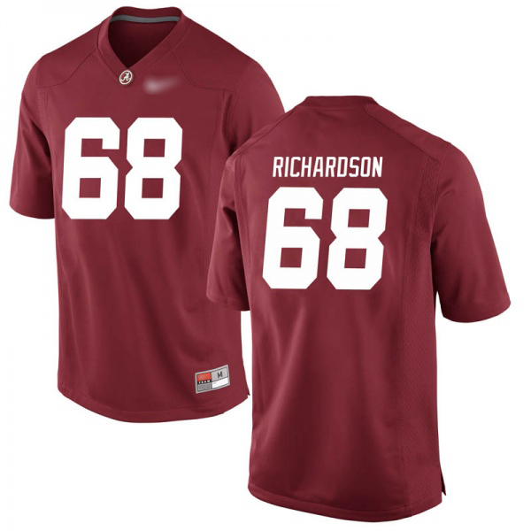 Galen Richardson Alabama Crimson Tide Men's Jersey - #68 NCAA Crimson Game