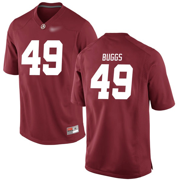 Isaiah Buggs Alabama Crimson Tide Men's Jersey - #49 NCAA Crimson Game
