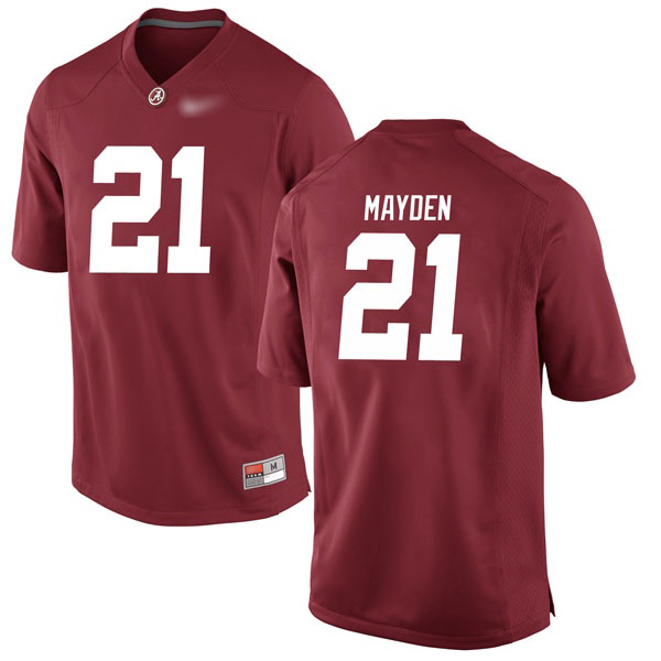 Jared Mayden Alabama Crimson Tide Men's Jersey - #21 NCAA Crimson Game