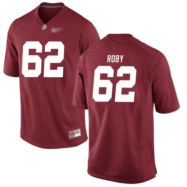 Jackson Roby Alabama Crimson Tide Men's Jersey - #62 NCAA Crimson Game