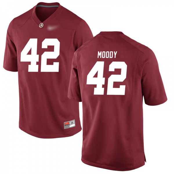 Jaylen Moody Alabama Crimson Tide Men's Jersey - #42 NCAA Crimson Game
